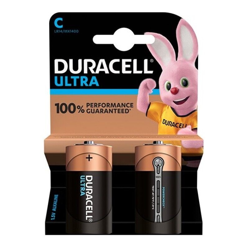 DURACELL ULTRA POWER PILA ALCALINA C LR14 BLISTER2