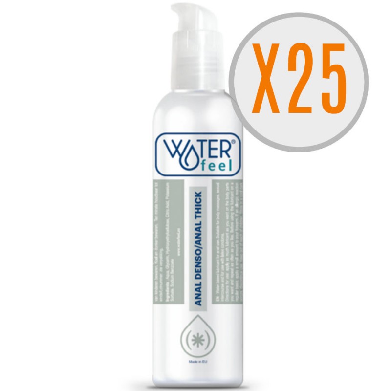 WATERFEEL LUBRICANTE ANAL 150ML PACK 25 UDS