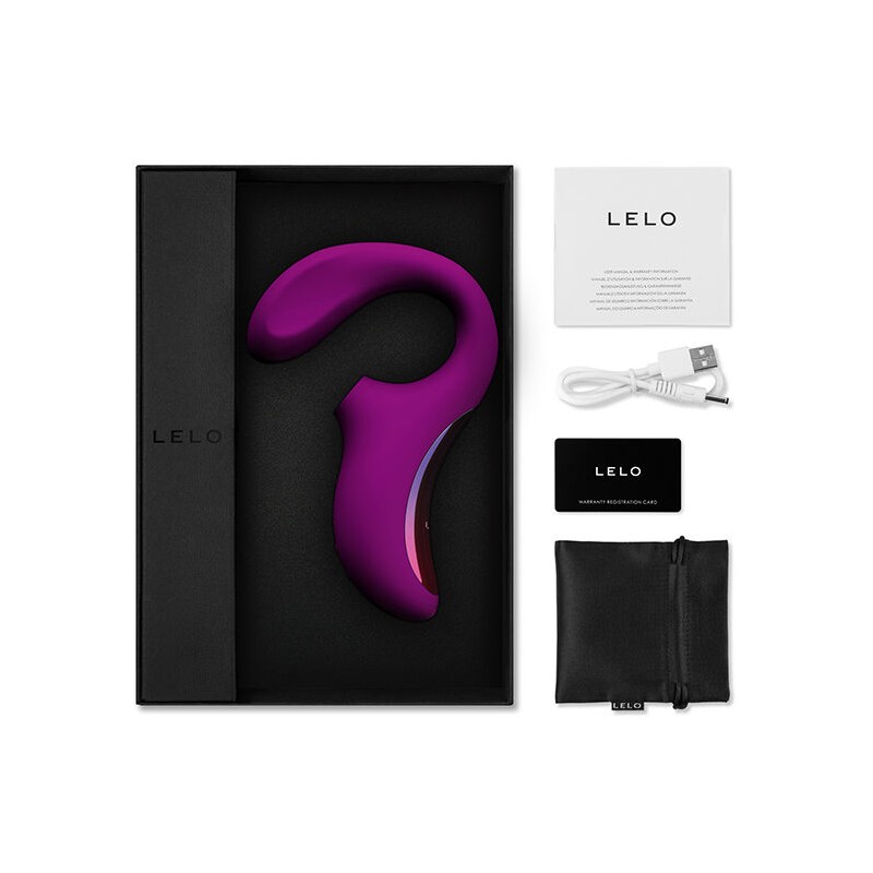 LELO ENIGMA DOBLE ESTIMULACIoN SUCCION MASAJEADOR DEEP ROSE