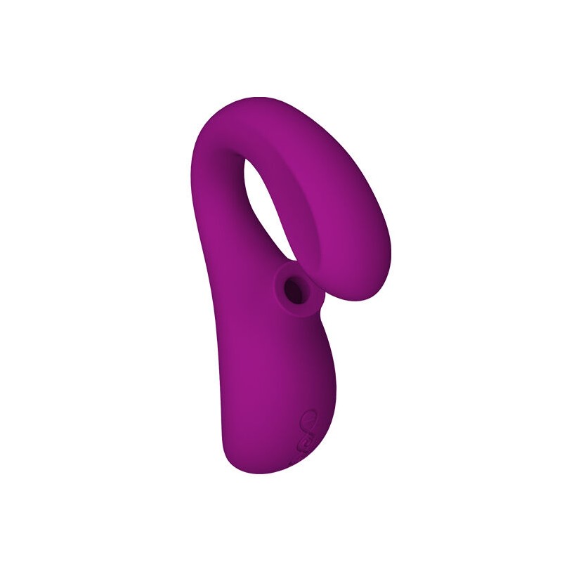 LELO ENIGMA DOBLE ESTIMULACIoN SUCCION MASAJEADOR DEEP ROSE