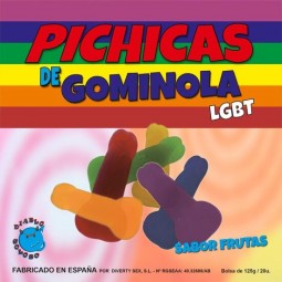DIABLO PICANTE PICHITAS DE GOMINOLA FRUTAS LGBT