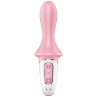 SATISFYER AIR PUMP BOOTY 5 VIBRADOR ANAL INFLABLE ROSA