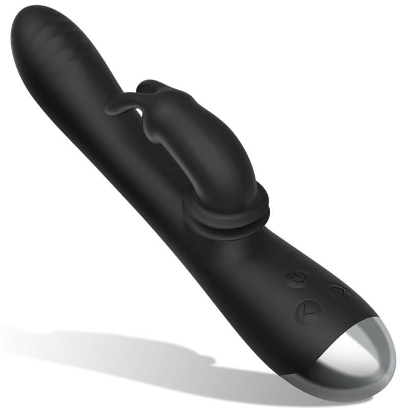 BLACKSILVER ADAM ESTIMULADOR RABBIT SILICONA RECARGABLE NEGRO