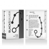 BLACKSILVER KORG CADENA ANAL SILICONA 21 CM