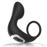 BLACKSILVER MASAJEADOR ANAL CONTROL REMOTO SILICONA RECARGABLE NEGRO