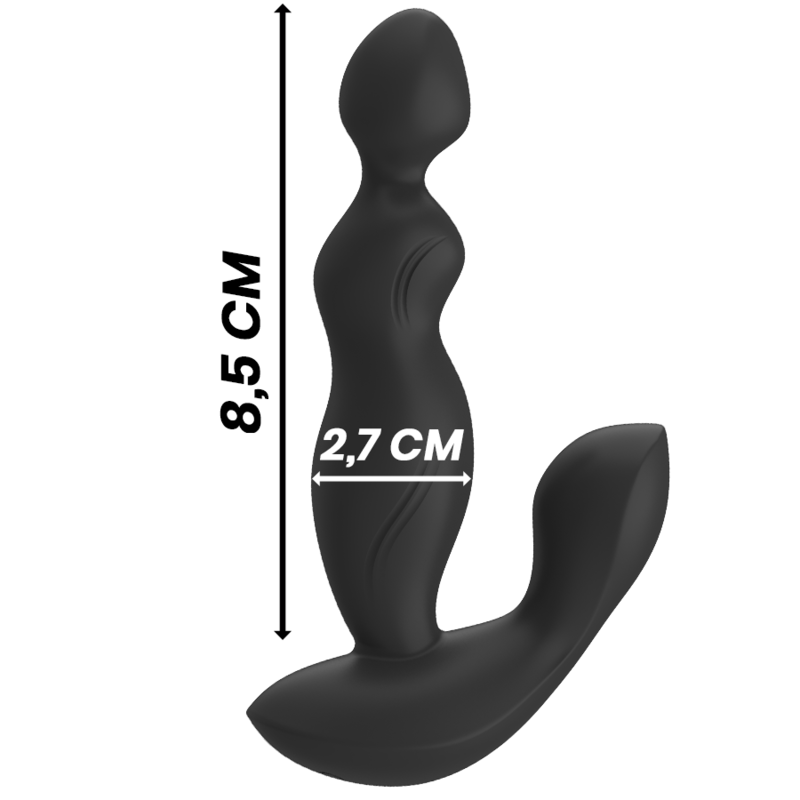 BLACKSILVER CORA PLUG ANAL SILICONA CONTROL REMOTO