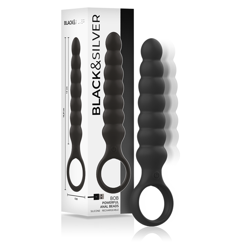BLACKSILVER BOB POTENTE CADENA ANAL SILICONA