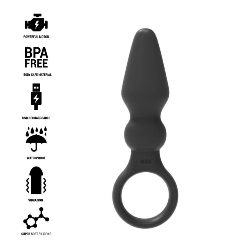 BLACKSILVER OZZY POTENTE PLUG ANAL SILICONA