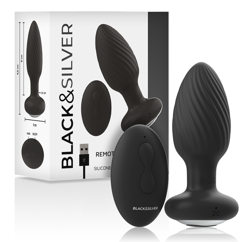 BLACKSILVER WELLS PLUG ANAL SILICONA CONTROL REMOTO