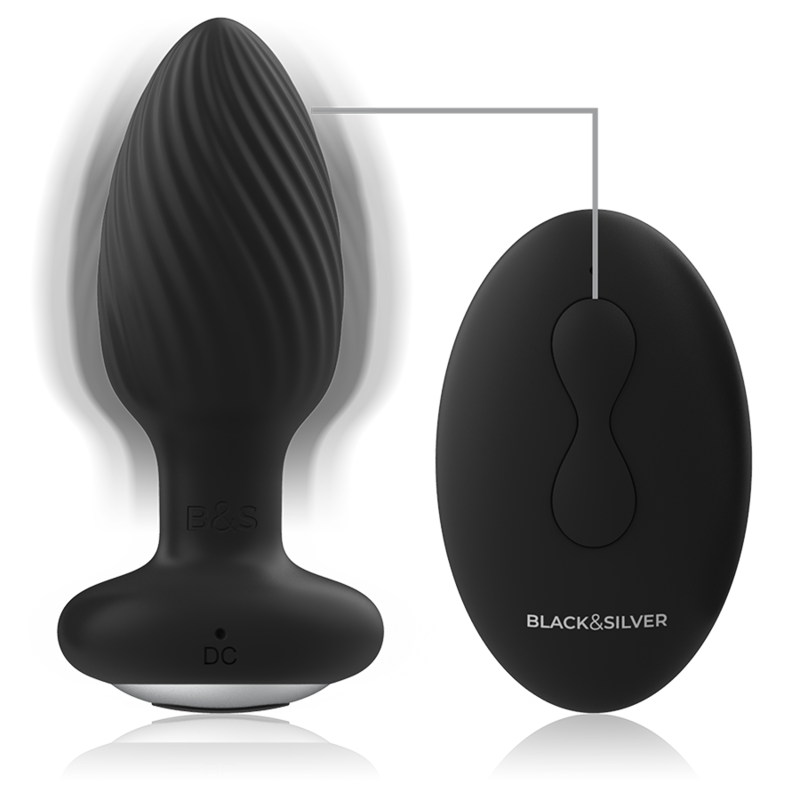 BLACKSILVER WELLS PLUG ANAL SILICONA CONTROL REMOTO