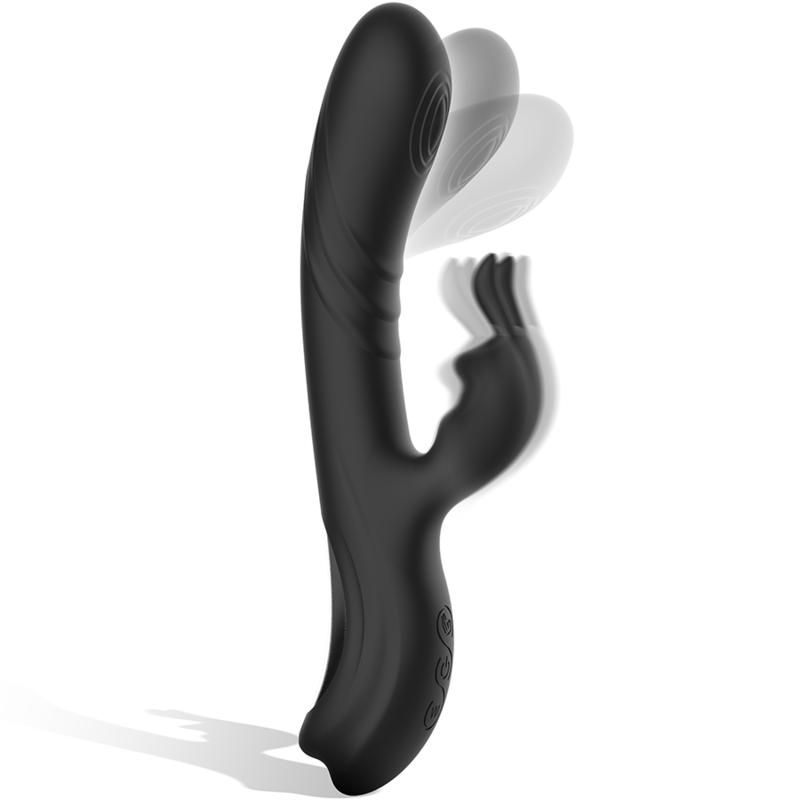 BLACKSILVER JAMIE ESTIMULADOR RABBIT SILICONA RECARGABLE NEGRO