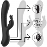 BLACKSILVER JAMIE ESTIMULADOR RABBIT SILICONA RECARGABLE NEGRO