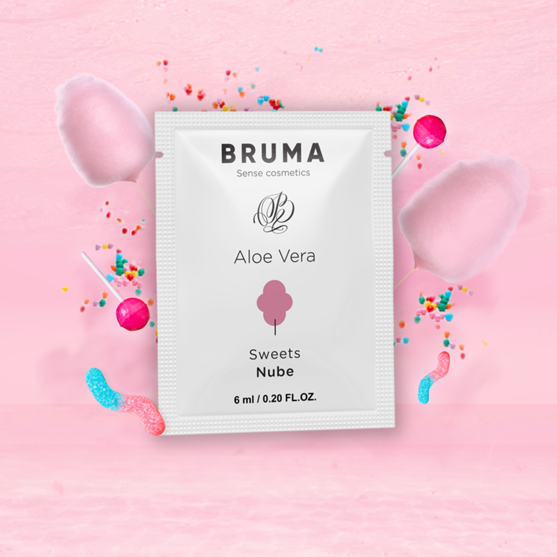BRUMA GEL DESLIZANTE CON ALOE VERA SABOR A NUBE 6 ML