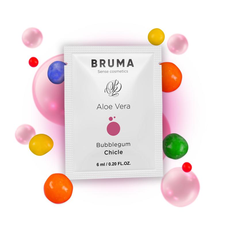 BRUMA GEL DESLIZANTE CON ALOE VERA SABOR A CHICLE 6 ML
