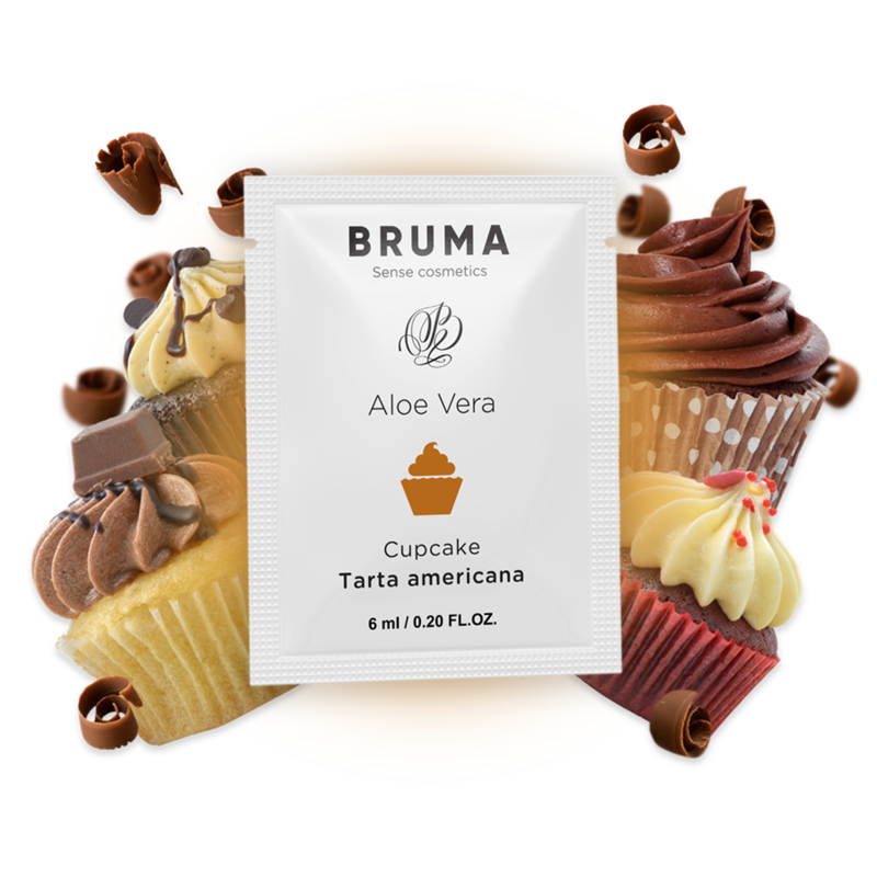 BRUMA GEL DESLIZANTE CON ALOE VERA SABOR A TARTA AMERICANA 6 ML
