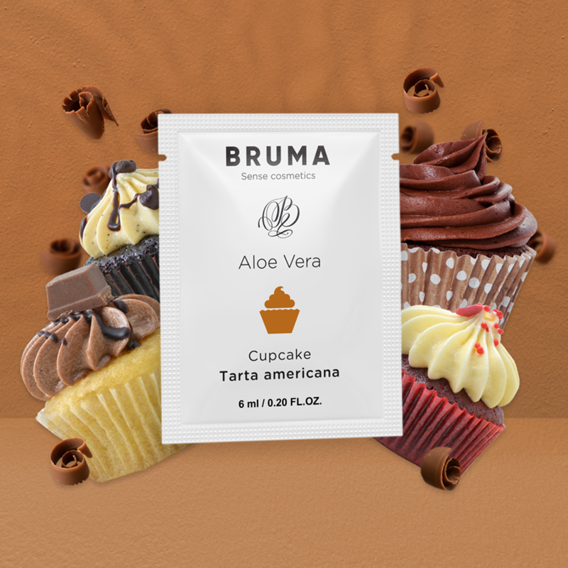 BRUMA GEL DESLIZANTE CON ALOE VERA SABOR A TARTA AMERICANA 6 ML