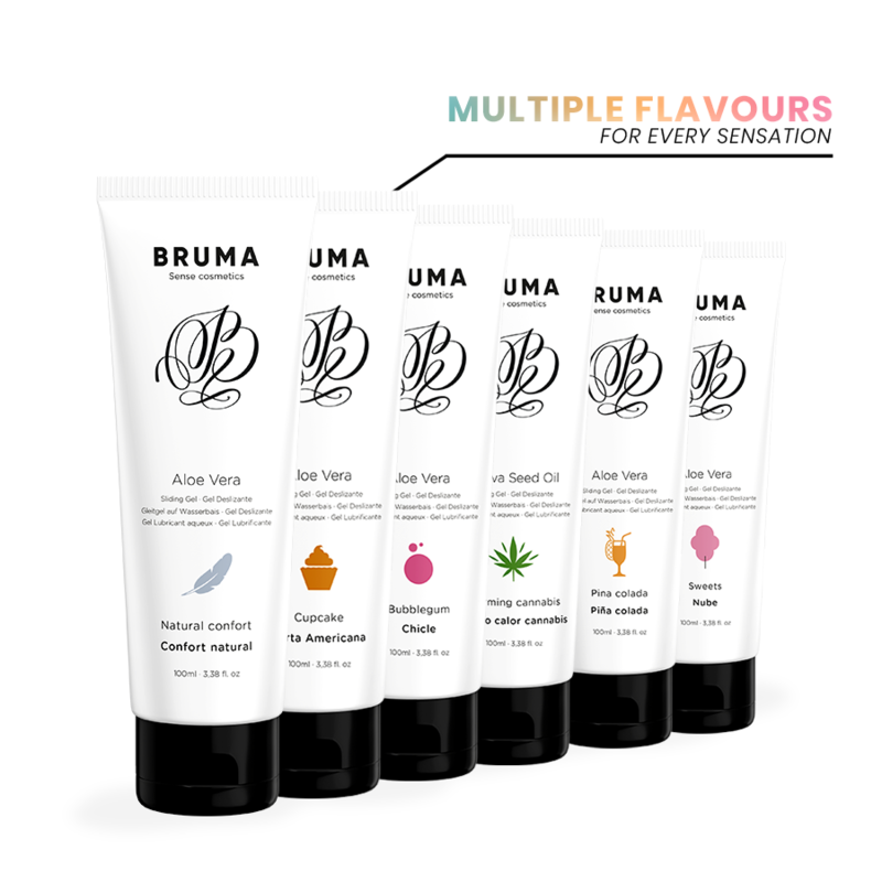 BRUMA GEL DESLIZANTE CON ALOE VERA SABOR A PINA COLADA 100 ML