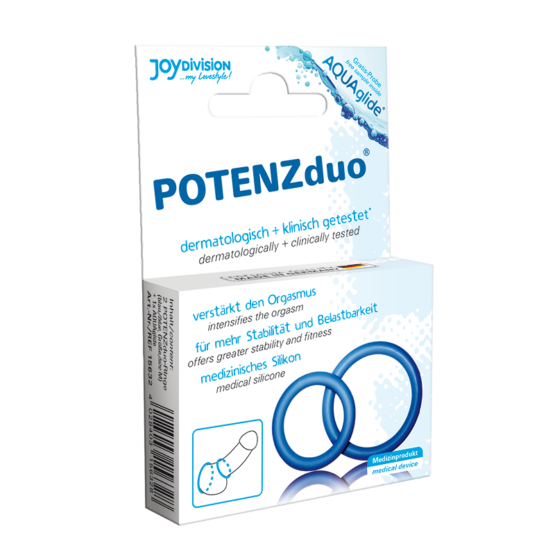JOYDIVISION POTENZDUO ANILLOS PARA PENE AZUL S