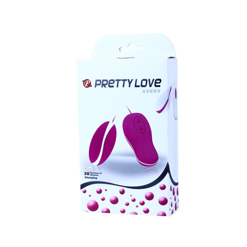 PRETTY LOVE FLIRTATION HUEVO VIBRADOR CON CONTROL REMOTO AVERY