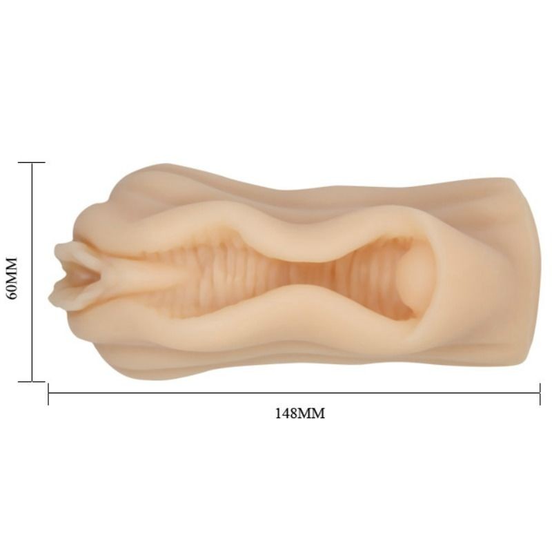 BAILE MINI MASTURBADOR MASCULINO DISENO LABIOS VAGINA