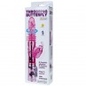 BAILE VIBRADOR RECARGABLE CON ROTACION Y ESTIMULADOR THROBBING BUTTERF