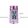 BAILE VIBRADOR RECARGABLE CON ROTACION Y ESTIMULADOR THROBBING BUTTERF