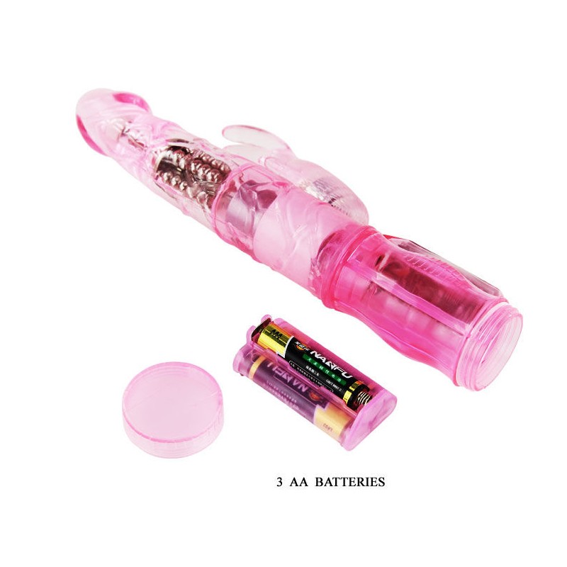 BAILE MINI ROTADOR RABBIT ROSA SUPERESTIMULADOR