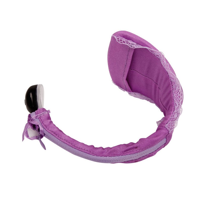 BAILE TANGA CON VIBRADOR CON CONTROL REMOTO LILA