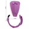 BAILE TANGA CON VIBRADOR CON CONTROL REMOTO LILA