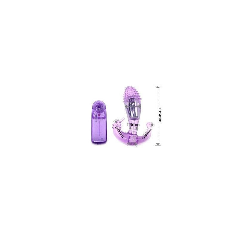 BAILE ESTIMULADOR VAGINAL Y ANAL CON VIBRACION