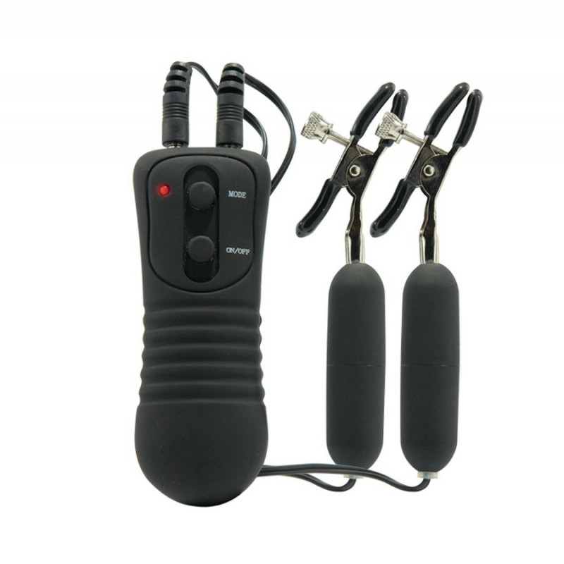 FETISH FANTASY SERIES PINZAS DE PEZONES CON VIBRADOR