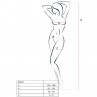 PASSION WOMAN BS031 BODYSTOCKING NEGRO TALLA UNICA