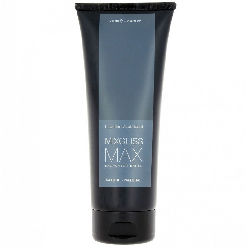 MIXGLISS MAX LUBRICANTE ANAL BASE AGUA NATURAL 70 ML