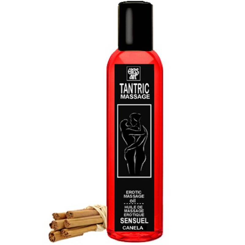 EROS ART ACEITE MASAJE TANTRICO NATURAL Y AFRODISiACO CANELA 100 ML