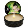 SHUNGA MINI CARESS BY CANDELIGHT VELA MASAJE Te VERDE 30 ML