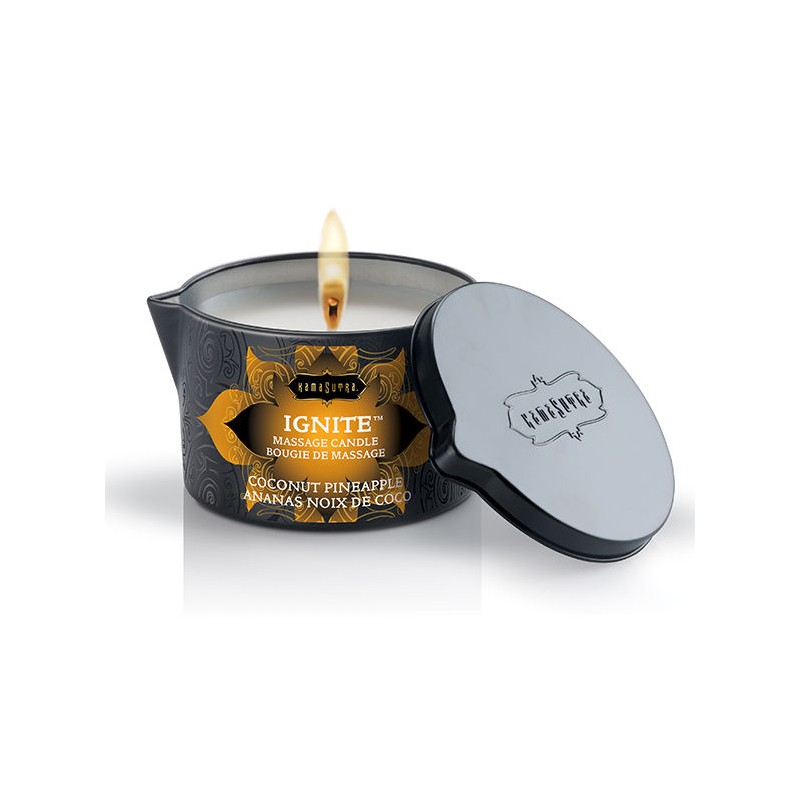 KAMASUTRA VELA DE MASAJE COCONUT Y PINA 170GR