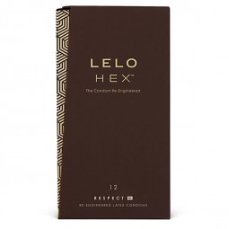 LELO HEX PRESERVATIVO RESPECT XL 12 PACK