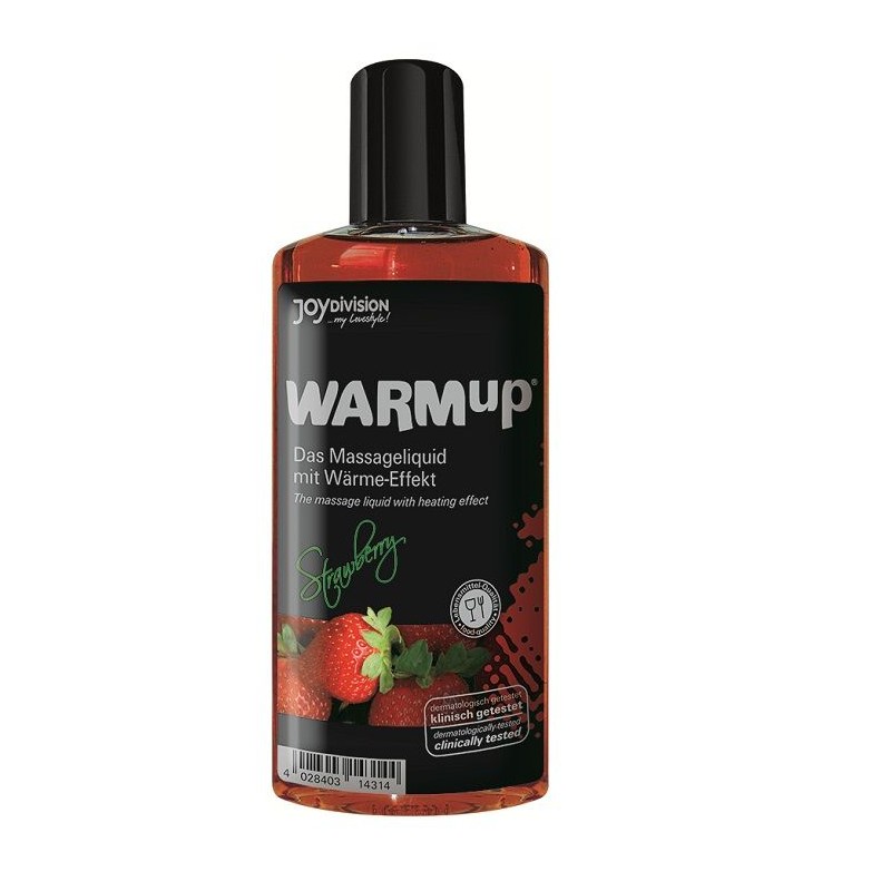 JOYDIVISION WARMUP ACEITE DE MASAJE EFECTO CALOR FRESA 150ML