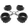 FETISH SUBMISSIVE SET ESPOSAS MANOS Y TOBILLOS CON FORRO DE NOPRENO