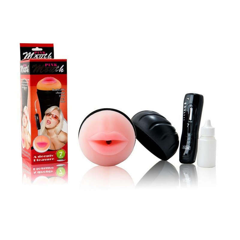 BAILE BOCA MASTURBADOR CON VIBRADOR 7 RITMOS