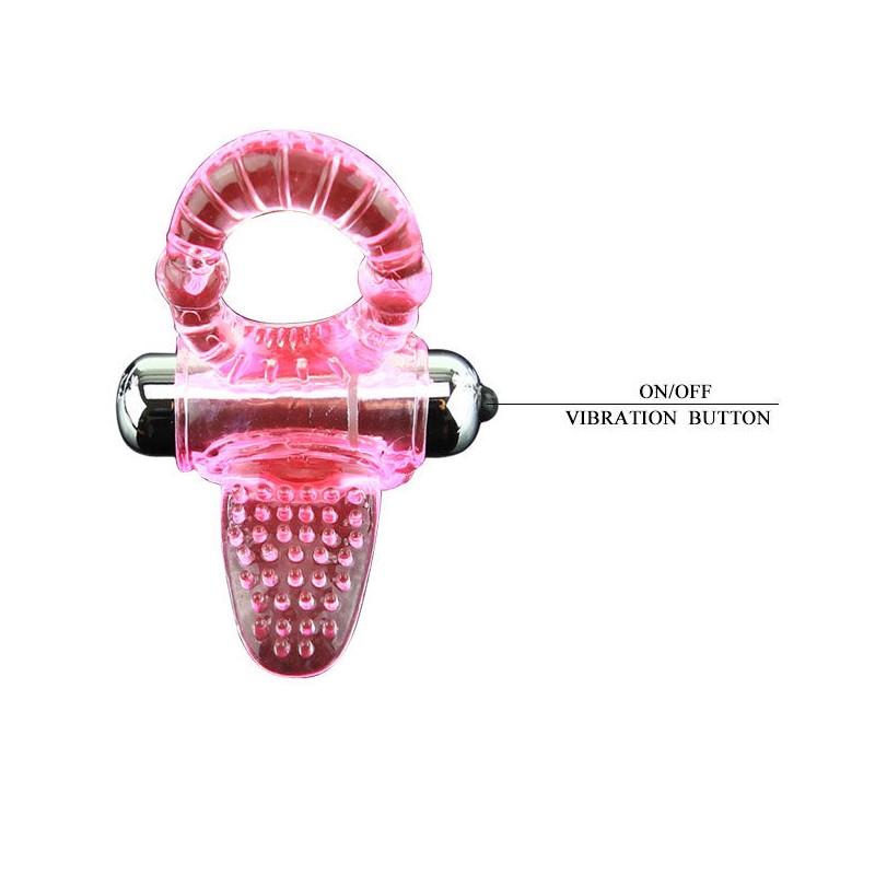 BAILE SWEET ABS 10 RITMOS RING ANILLO PENE VIBRADOR ROSA