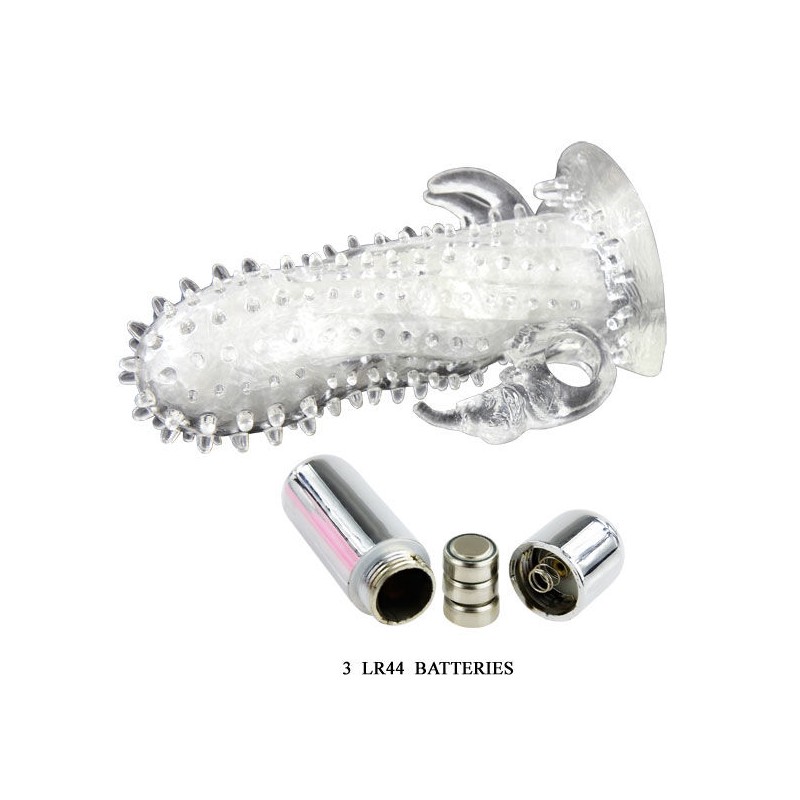 BAILE BRAVE MAN EXTENSION PENE VIBRADOR RABBIT