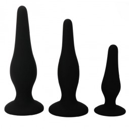 PRETTY LOVE KIT INICIACION ANAL PLUGS SILICONA