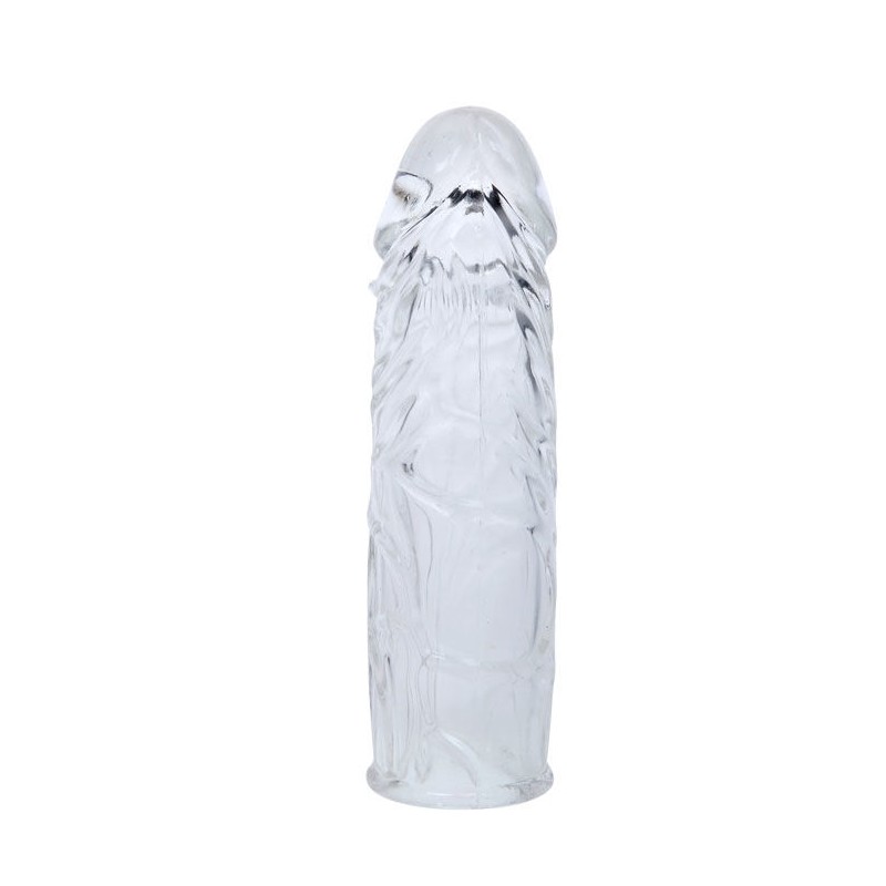BAILE FUNDA ROSA PENE SILICONA ESTIMULANTE 13 CM
