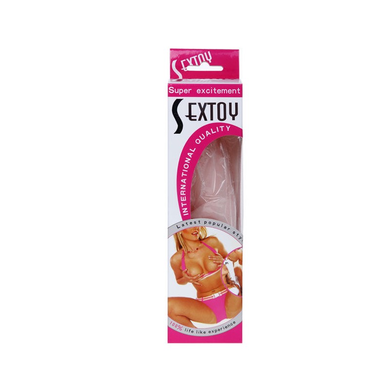 BAILE DILDO SILICONA TACTO PIEL REALISTICO 19 CM COLOR CAJA ALEATORIO