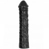 ALL BLACK DILDO GIGANTE FISTING SUAVE 32 CM