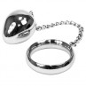 METAL HARD COCK RING 40MM CADENA CON BOLA METAL