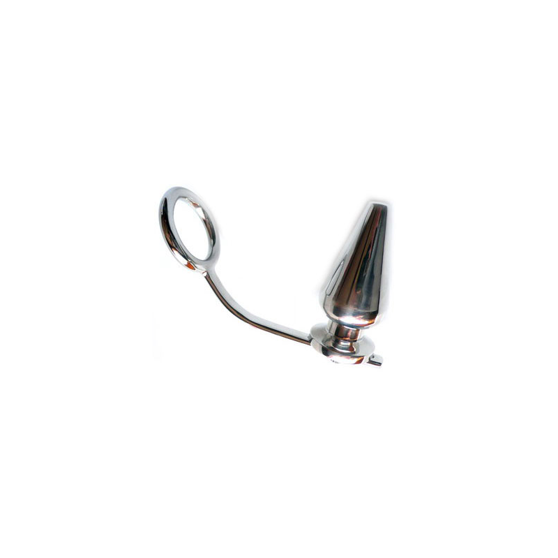 METAL HARD ANILLO ACERO CON PLUG ANAL 45 X 50MM