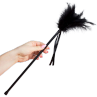 SECRETPLAY PLUMERO PLUMAS NEGRO 40 CM