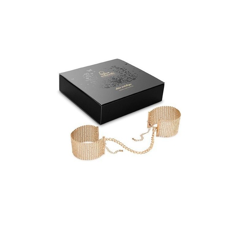 BIJOUX DeSIR MeTALLIQUE ESPOSAS MALLA METALICA DORADA